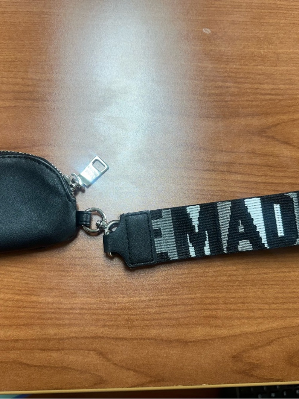 Steve Madden keychain with SM coin purse